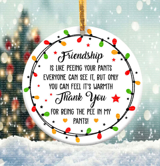 Friendship Christmas Ornament