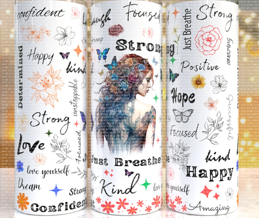 Affirmation Design Tumbler